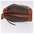 Céline Borsa a Spalla CELINE Macadam Canvas PVC Pelle Marrone Oro Auth 193065 D'oro - vista 5