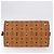 Borsa MCM Vicetos Logogram PVC Pelle 2way Marrone Oro Auth 193981 D'oro - vista 10