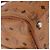 Borsa MCM Vicetos Logogram PVC Pelle 2way Marrone Oro Auth 193981 D'oro - vista 11