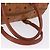 Borsa MCM Vicetos Logogram PVC Pelle 2way Marrone Oro Auth 193981 D'oro - vista 7