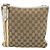 Borsa a tracolla GUCCI GG Canvas Sherry Line Beige Oro 144388 Auth 193563A D'oro - vista 3