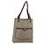 Borsa Tote GUCCI GG Supreme Web Sherry Line in PVC Beige 40 02 003 Auth 193566