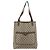 Borsa Tote GUCCI GG Supreme Web Sherry Line in PVC Beige 40 02 003 Auth 193566 - vista 2
