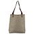 Borsa Tote GUCCI GG Supreme Web Sherry Line in PVC Beige 40 02 003 Auth 193566 - vista 3