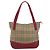 Borsa a mano BURBERRY Nova Check in tela Beige Red Auth ep15265 Rosso - vista 2