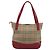 Borsa a mano BURBERRY Nova Check in tela Beige Red Auth ep15265 Rosso - vista 3