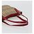 Borsa a mano BURBERRY Nova Check in tela Beige Red Auth ep15265 Rosso - vista 7