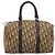 Boston Tasche Christian Dior Trotter Canvas Beige Gold Auth 193530 Golden - Ansicht 2