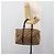 Boston Tasche Christian Dior Trotter Canvas Beige Gold Auth 193530 Golden - Ansicht 20