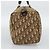 Boston Tasche Christian Dior Trotter Canvas Beige Gold Auth 193530 Golden - Ansicht 4