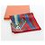 Hermès HERMES Carré 90 Schal « HORS BLEUS D'AFRIQUE » Seide Rot Auth am12076M - Ansicht 15