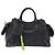 BALENCIAGA Le City Hand Bag Leather Navy Silver 684907 Auth ka5367SAM Argento Blu navy - vista 2
