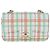 CHANEL Mini Matelasse 20 Chain Bag Lamb Skin Multicolor Gold CC Auth 192077SM Multicolore D'oro - vista 2