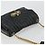 Bolso de Hombro con Cadena BALLY de Cuero Negro y Oro Auth 192659A Dorado - vista 6