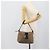 Borsa FENDI Zucchino Canvas Mamma Baguette Beige Silver 8BR004 Auth ep15424V Argento - vista 22