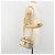 Borsa a Spalla MCM Vanity in Pelle Gold Auth ki6703A D'oro - vista 24