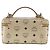 Borsa a Spalla MCM Vanity in Pelle Gold Auth ki6703A D'oro - vista 3