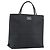 Borsa a mano BURBERRY Nova Check in PVC e pelle blu navy argento ep15470