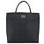 Borsa a mano BURBERRY Nova Check in PVC e pelle blu navy argento ep15470 - vista 2