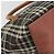 Borsa Tote BURBERRY Nova Check Blue Label Nylon Marrone Argento Auth kk694A - vista 13