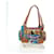 PRADA Venice Pattern Handtasche Canvas Multicolor Gold Authentisch 192606SAV Mehrfarben Golden - Ansicht 12