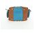 PRADA Venice Pattern Handtasche Canvas Multicolor Gold Authentisch 192606SAV Mehrfarben Golden - Ansicht 5