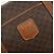 Céline Borsa Boston CELINE in tela Macadam PVC Pelle Marrone Oro Auth 194053 D'oro - vista 15