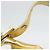FENDI Bolsa de Ombro Mamma Baguette de Couro com Strass Dourado Auth yk20666SAM - vista 14