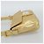 FENDI Bolsa de Ombro Mamma Baguette de Couro com Strass Dourado Auth yk20666SAM - vista 4