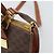 Céline Borsa CELINE Macadam in PVC e pelle 2way Marrone Tonalità Oro Auth ep15277 - vista 16