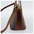 Céline Borsa CELINE Macadam in PVC e pelle 2way Marrone Tonalità Oro Auth ep15277 - vista 5