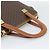 Céline Borsa CELINE Macadam in PVC e pelle 2way Marrone Tonalità Oro Auth ep15277 - vista 7
