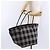 Borsa Tote Burberrys Nova Check Blue Label in nylon nero e argento Auth kk690A - vista 22