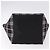 Borsa Tote Burberrys Nova Check Blue Label in nylon nero e argento Auth kk690A - vista 9