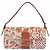 Borsa a Spalla FENDI Mamma Baguette in Tela e Sequins Arancione Argento Auth 187605SM - vista 2