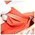 Borsa a Spalla FENDI Mamma Baguette in Tela e Sequins Arancione Argento Auth 187605SM - vista 26