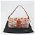 Borsa a Spalla FENDI Mamma Baguette in Tela e Sequins Arancione Argento Auth 187605SM - vista 28