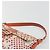 Borsa a Spalla FENDI Mamma Baguette in Tela e Sequins Arancione Argento Auth 187605SM - vista 8