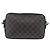 Borsa a tracolla GUCCI GG Supreme in PVC e pelle Grigio Argento 699439 Auth ka5448A Marrone - vista 3