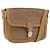Céline Borsa a tracolla CELINE Macadam Canvas PVC Beige Oro Autentica ki6762 D'oro