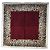 Sciarpa in seta Christian Dior stampa leopardata Bordeaux Auth am12187M Bordò