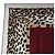 Sciarpa in seta Christian Dior stampa leopardata Bordeaux Auth am12187M Bordò - vista 2