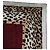 Sciarpa in seta Christian Dior stampa leopardata Bordeaux Auth am12187M Bordò - vista 4