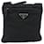 Borsa a tracolla PRADA Nylon Nero Argento Auth hk4000A - vista 2