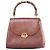 Bamboo Bolsa Gucci de couro com alça de bambu Marrom