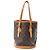 Borsa a tracolla Louis Vuitton Bucket PM Monogram Canvas Marrone M42238 Beige