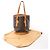 Borsa a tracolla Louis Vuitton Bucket PM Monogram Canvas Marrone M42238 Beige - vista 14