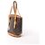 Borsa a tracolla Louis Vuitton Bucket PM Monogram Canvas Marrone M42238 Beige - vista 2