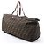Borsa da viaggio FENDI in tela Zucca e pelle marrone - vista 3