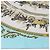 Carré 90 Hermès "LA PROMENADE DE LONGCHAMPS" Fazzoletto di seta Blu - vista 10
